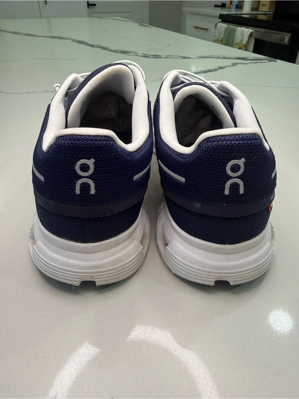 On Running Cloud 6 Midnight White Navy Blue Men's Size 10 Sneaker 3MF10070692